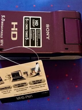 Sony Purple HD MP4 Camcorder Player